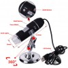 2MP 1000X 8 LED Işık USB Dijital Mikroskop+Stand